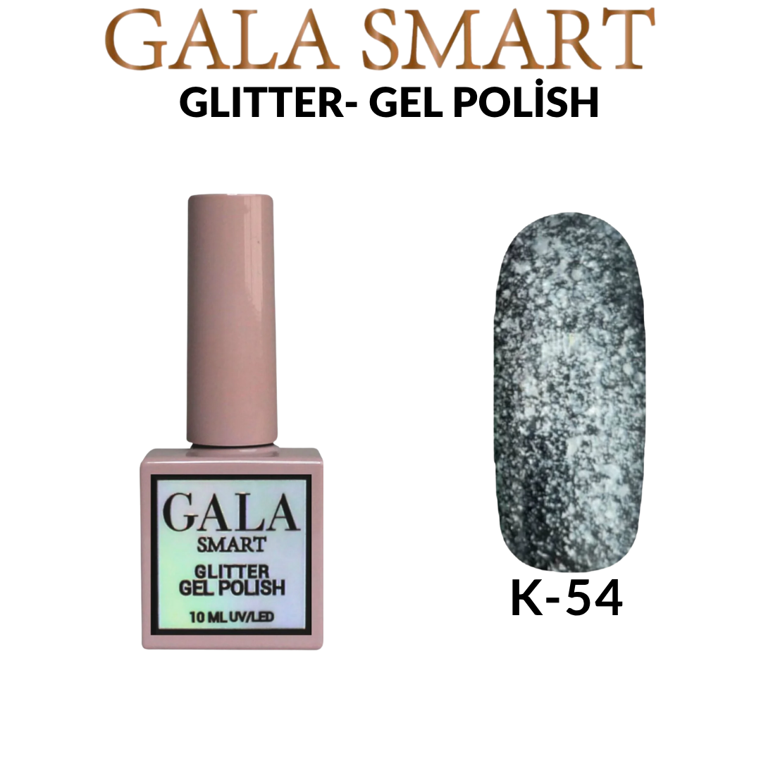 Glitter Kalıcı Oje - 10 ml K-54