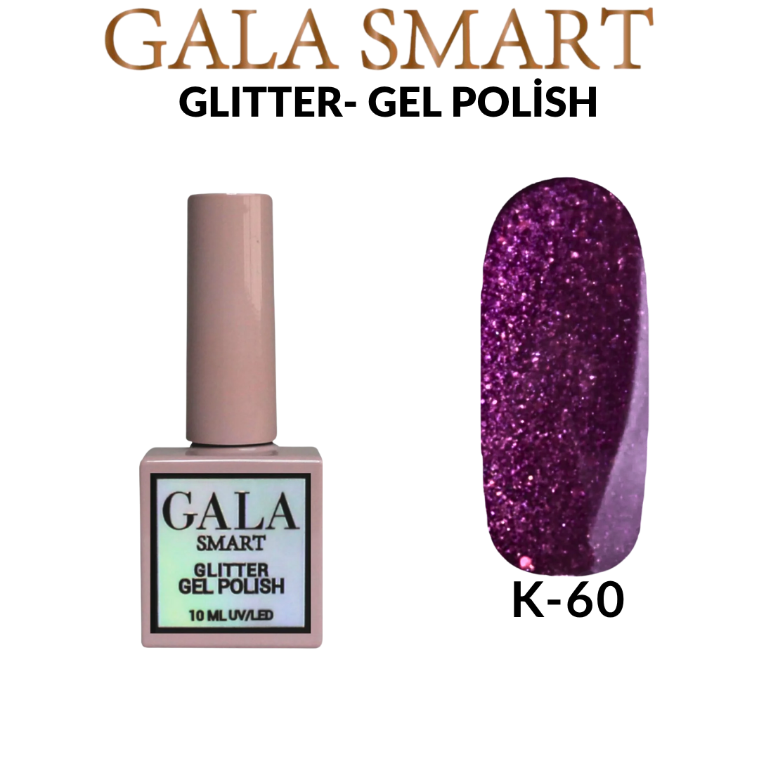 Glitter Kalıcı Oje - 10 ml K-60