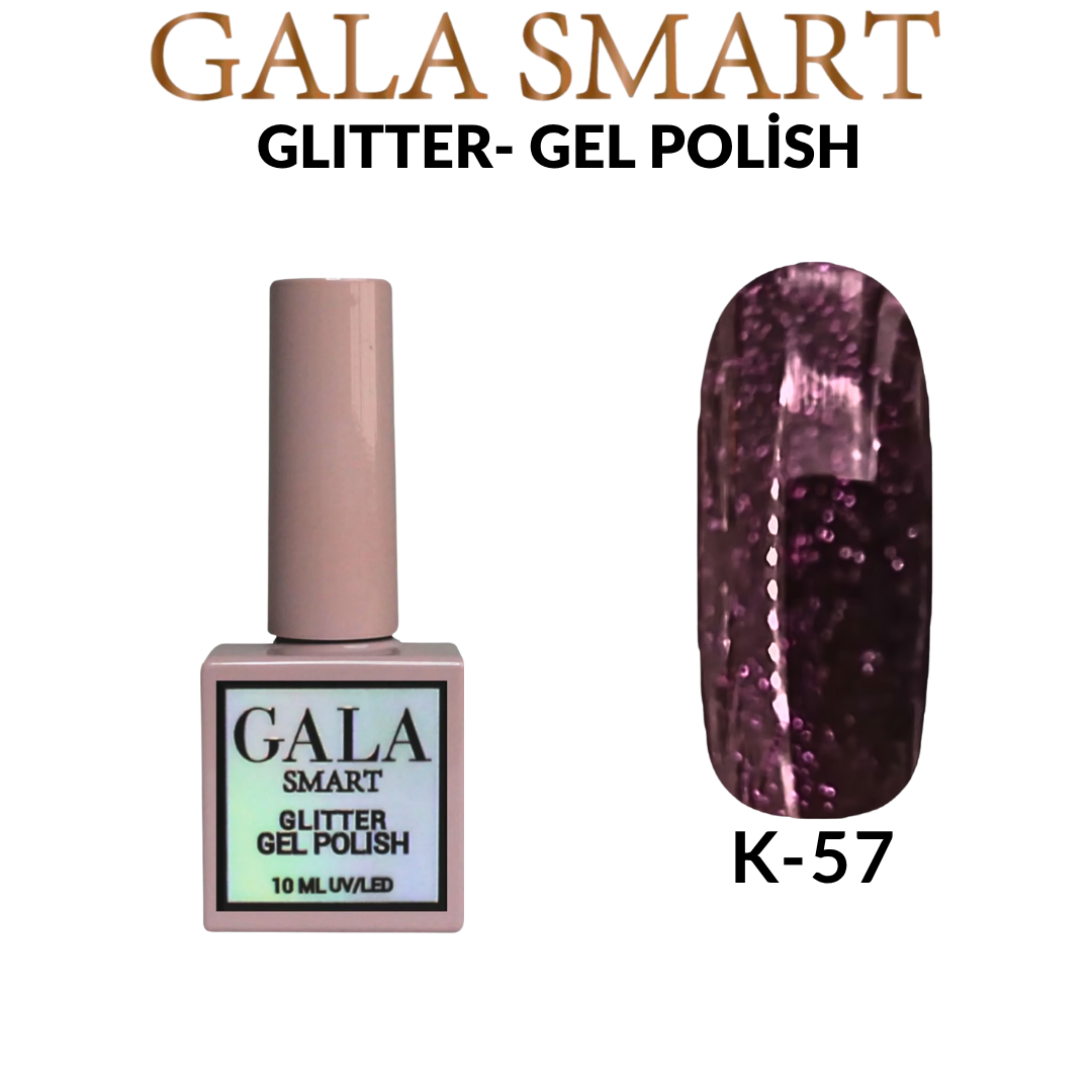 Glitter Kalıcı Oje - 10 ml K-57