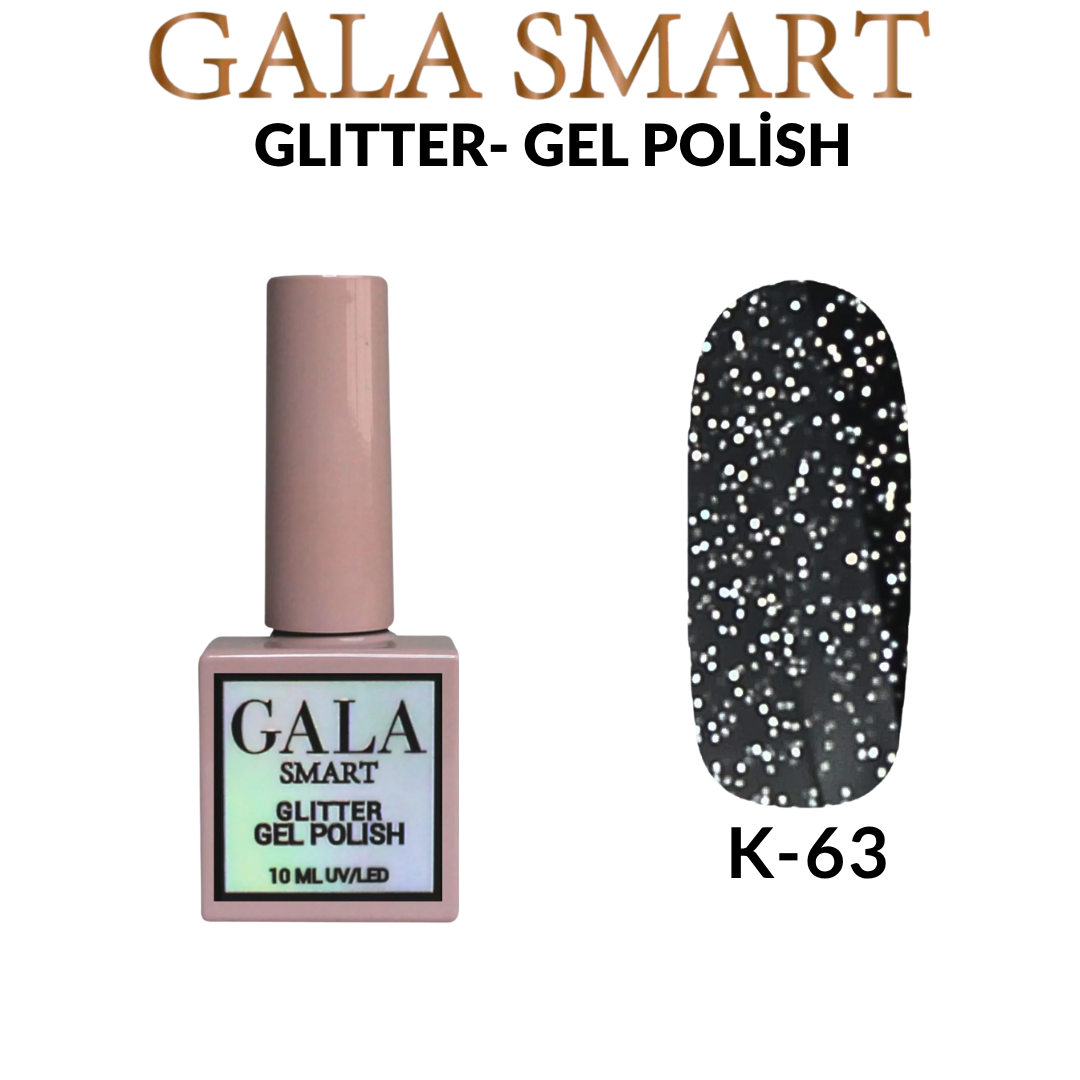 Glitter Kalıcı Oje - 10 ml K-63