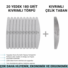 Gala Smart Kıvrımlı Çelik Taban + 20 Yedek (180 Sertlik)